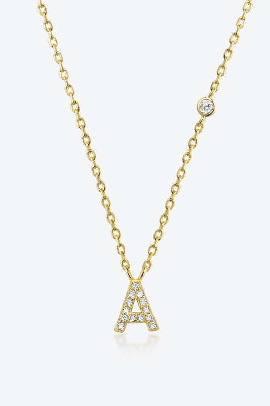 A To F Zircon 925 Sterling Silver Necklace - AllIn Computer