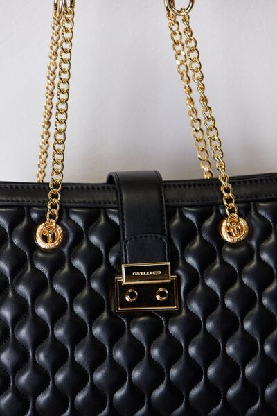David Jones Quilted PU Leather Handbag - AllIn Computer