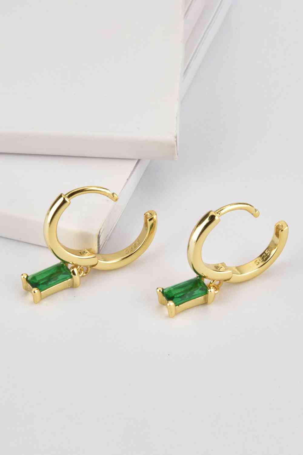 Zircon Huggie Drop Earrings - AllIn Computer