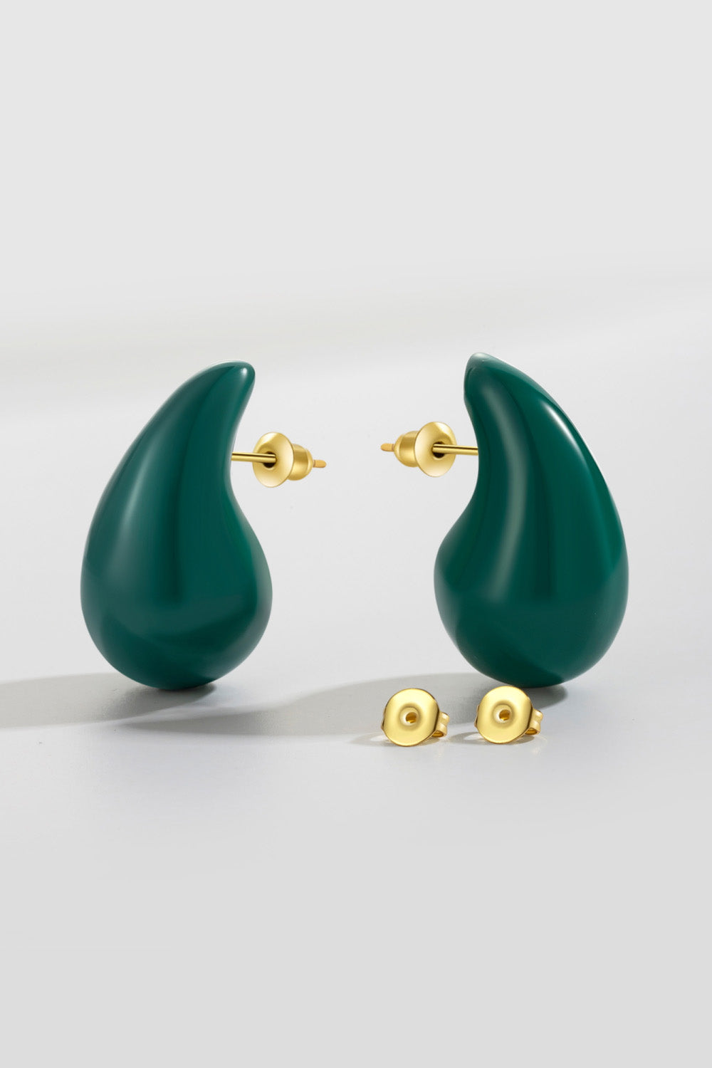 Large Size Water Drop Brass Earrings - AllIn Computer