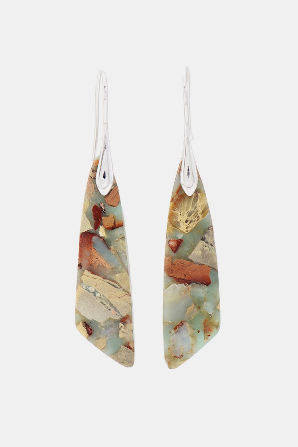 Handmade Natural Stone Dangle Earrings - AllIn Computer
