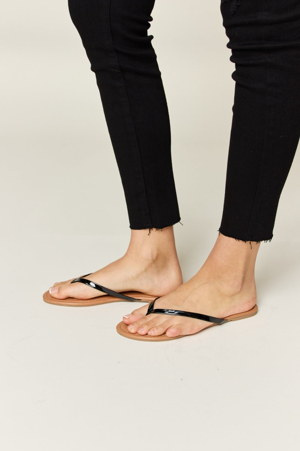 WILD DIVA PU Leather Open Toe Sandals - AllIn Computer