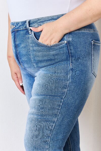 RISEN Full Size High Rise Ankle Flare Jeans - AllIn Computer