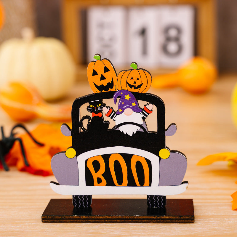 3-Piece Halloween Element Car-Shape Ornaments - AllIn Computer