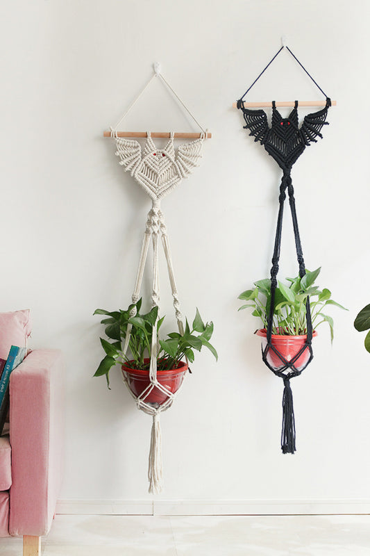 39.4" Bat Macrame Wall Plant Hanger - AllIn Computer