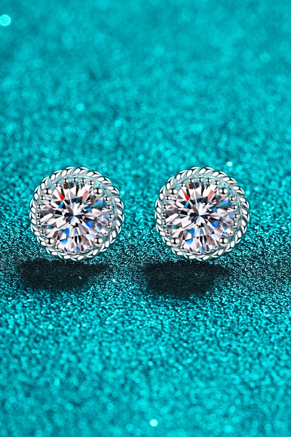 2 Carat Moissanite 925 Sterling Silver Stud Earrings - AllIn Computer