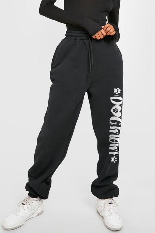 Simply Love Simply Love Full Size Drawstring DOG MAMA Graphic Long Sweatpants - AllIn Computer