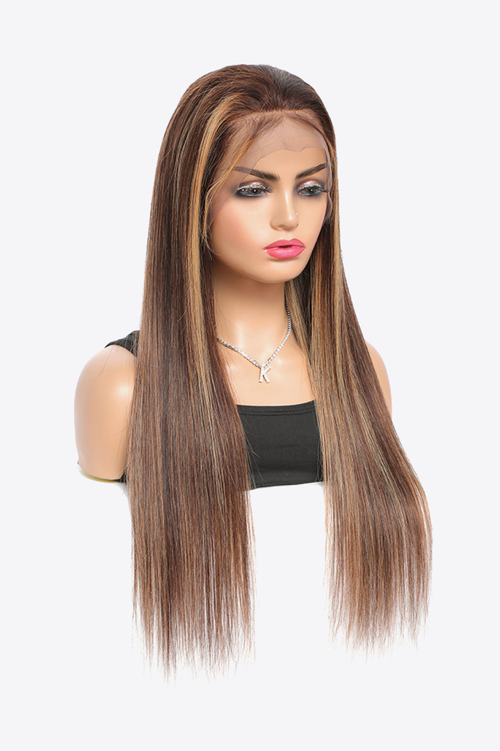 18" 160g  Highlight Ombre #P4/27 13x4 Lace Front Wigs Human Virgin Hair 150% Density - AllIn Computer