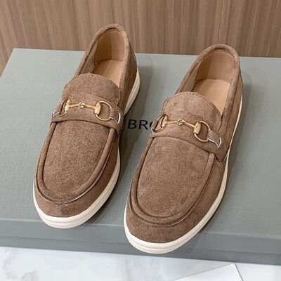 Metal Buckle Flat Sneakers - AllIn Computer