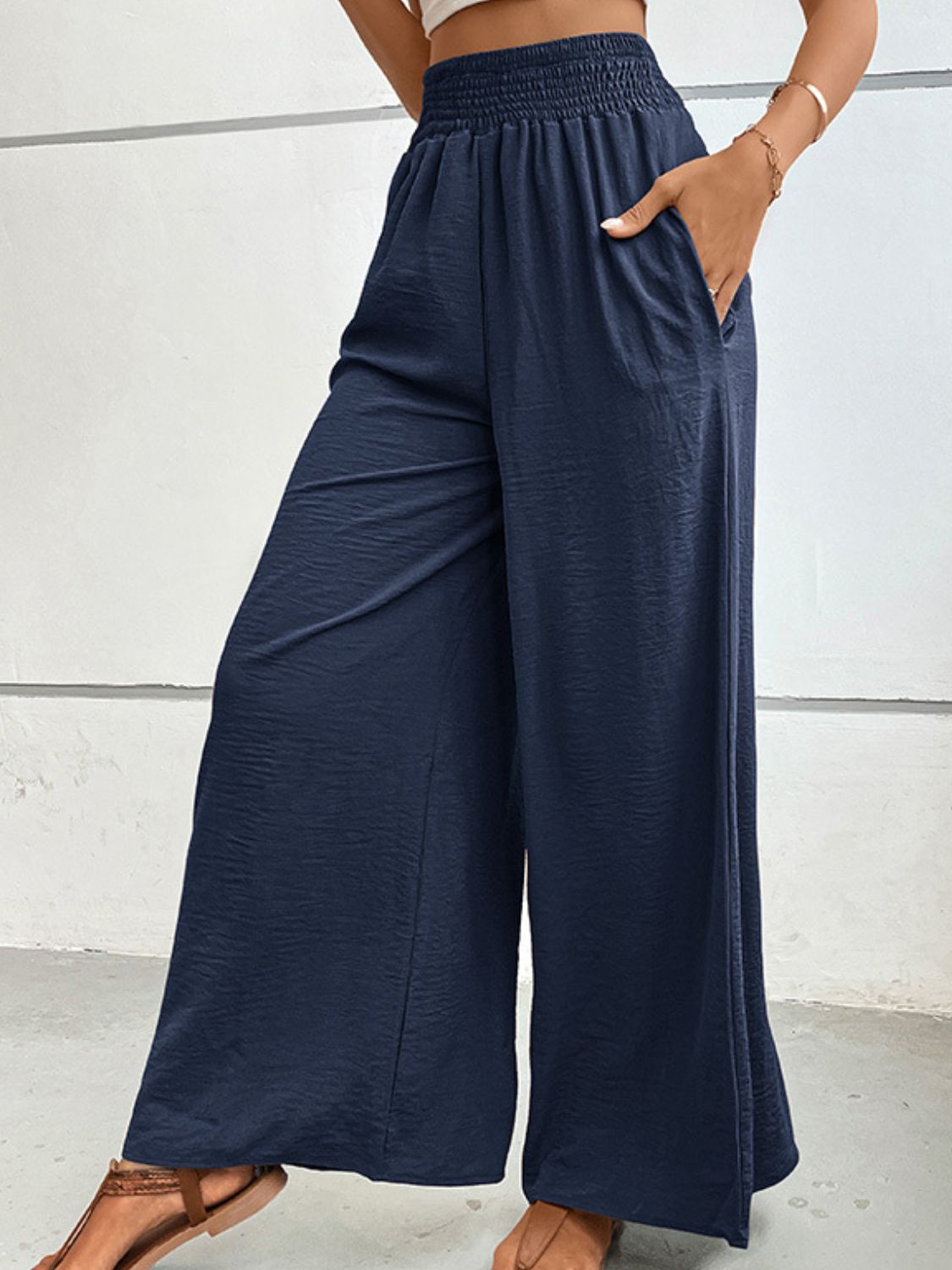 Wide Waistband Relax Fit Long Pants | CLOTHING,SHOES & ACCESSORIES | Hundredth, pants, relax fit, Ship From Overseas, Women's Apparel, women's clothing, women's fashion | Trendsi