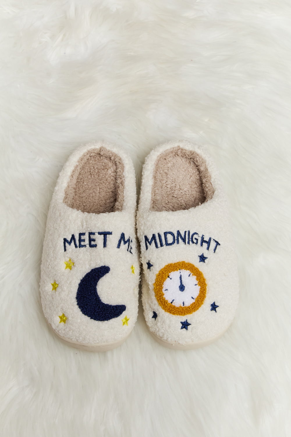 Melody Printed Plush Slide Slippers - AllIn Computer