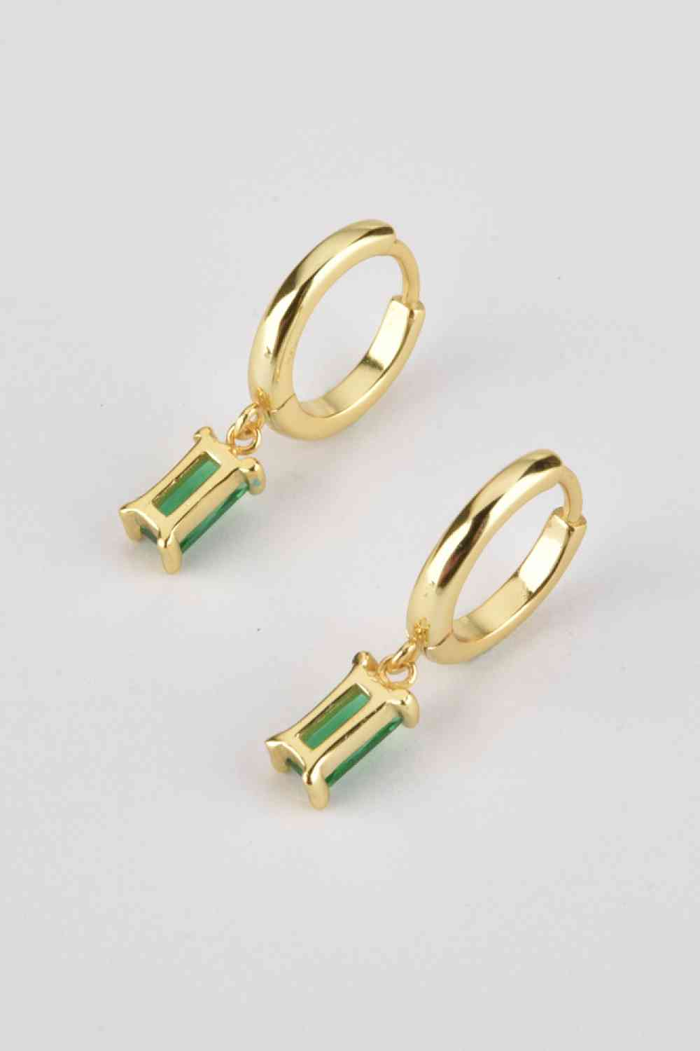Zircon Huggie Drop Earrings - AllIn Computer