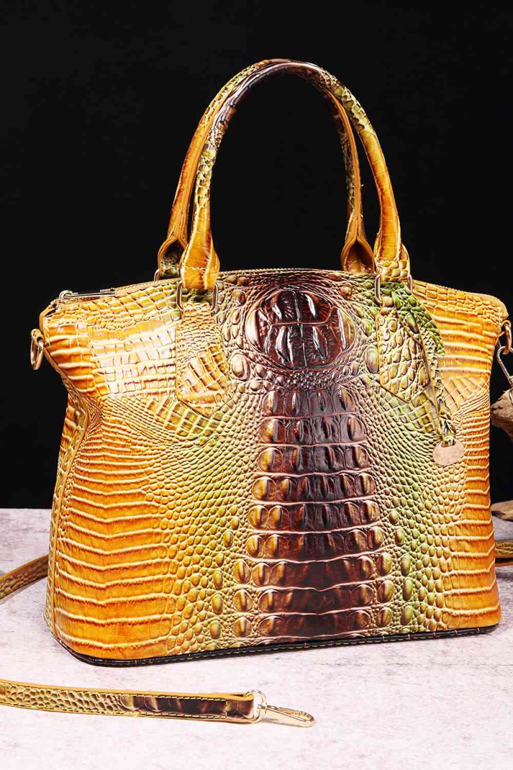 Gradient PU Leather Handbag - AllIn Computer
