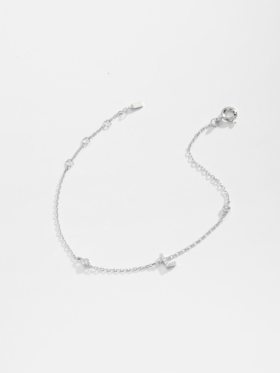 L To P Zircon 925 Sterling Silver Bracelet - AllIn Computer