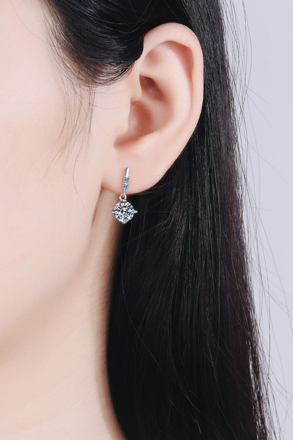 Moissanite Drop Earrings - AllIn Computer