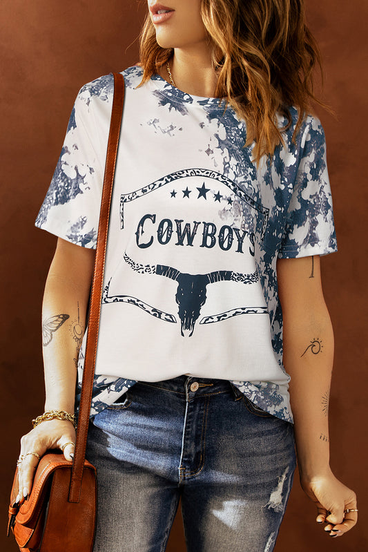 COWBOYS Graphic Tie-Dye Tee - AllIn Computer