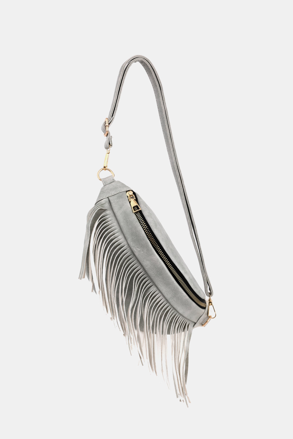 Fringed PU Leather Sling Bag - AllIn Computer