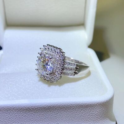 2 Carat Moissanite 925 Sterling Silver Ring - AllIn Computer