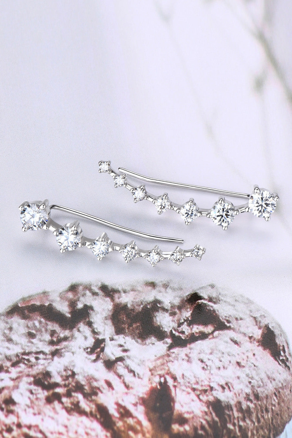 1.9 Carat Moissanite 925 Sterling Silver Earrings - AllIn Computer