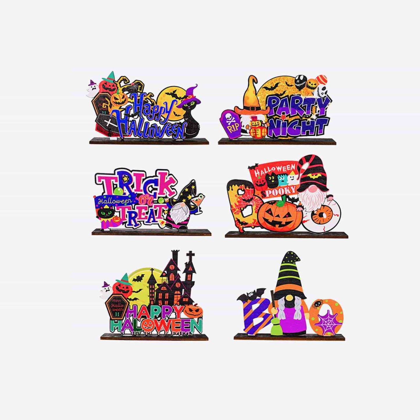 Assorted 2-Piece Halloween Element Ornaments - AllIn Computer