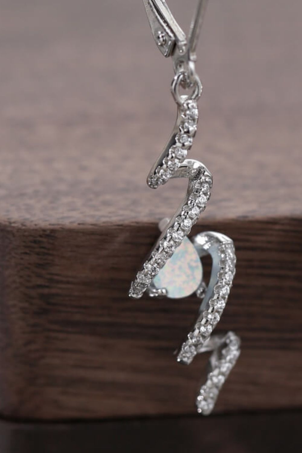 Twisted Opal Drop Earrings - AllIn Computer