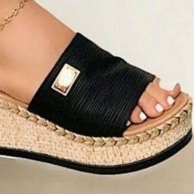 PU Leather Open Toe Sandals - AllIn Computer