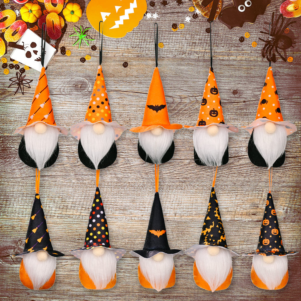 Assorted 2-Piece Halloween Element Gnome Hanging Widgets - AllIn Computer