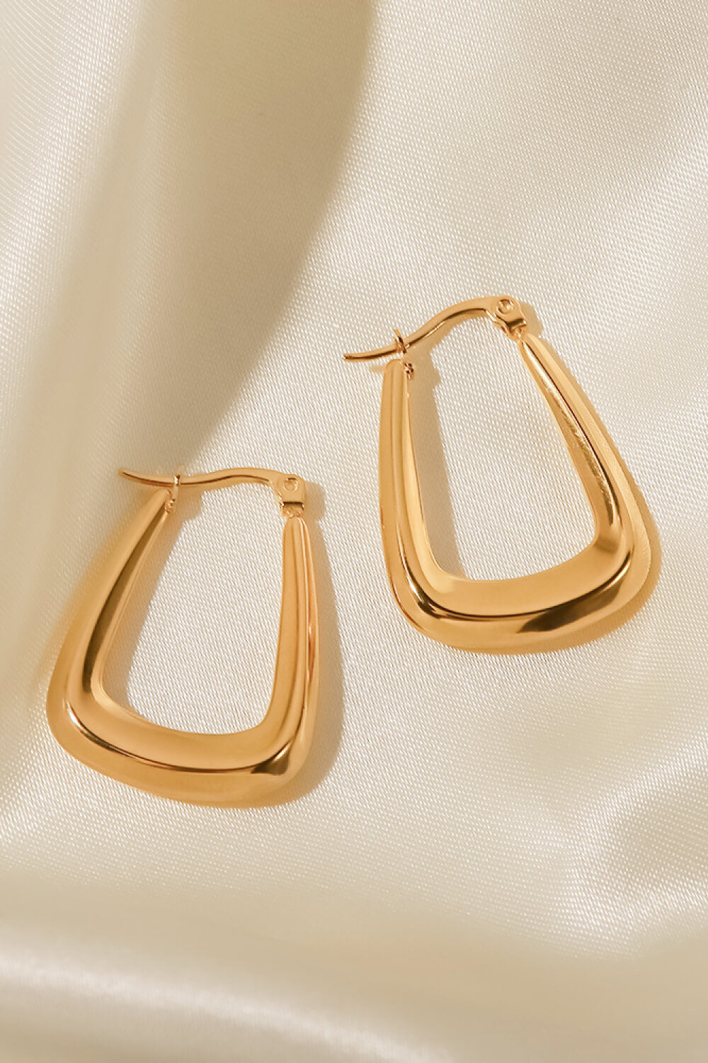 18K Gold-Plated Geometric Earrings - AllIn Computer