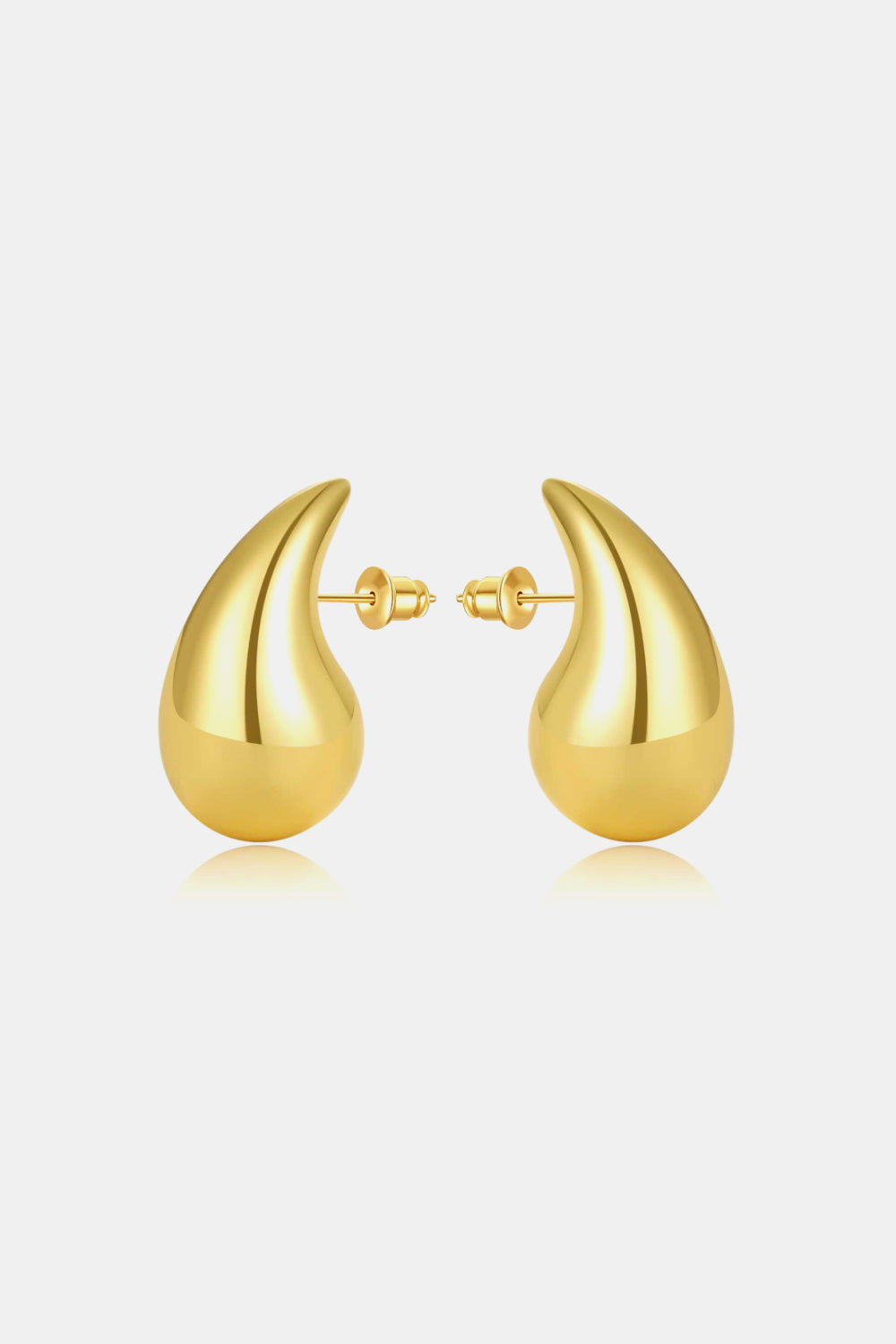 Water Drop Brass Earrings - AllIn Computer