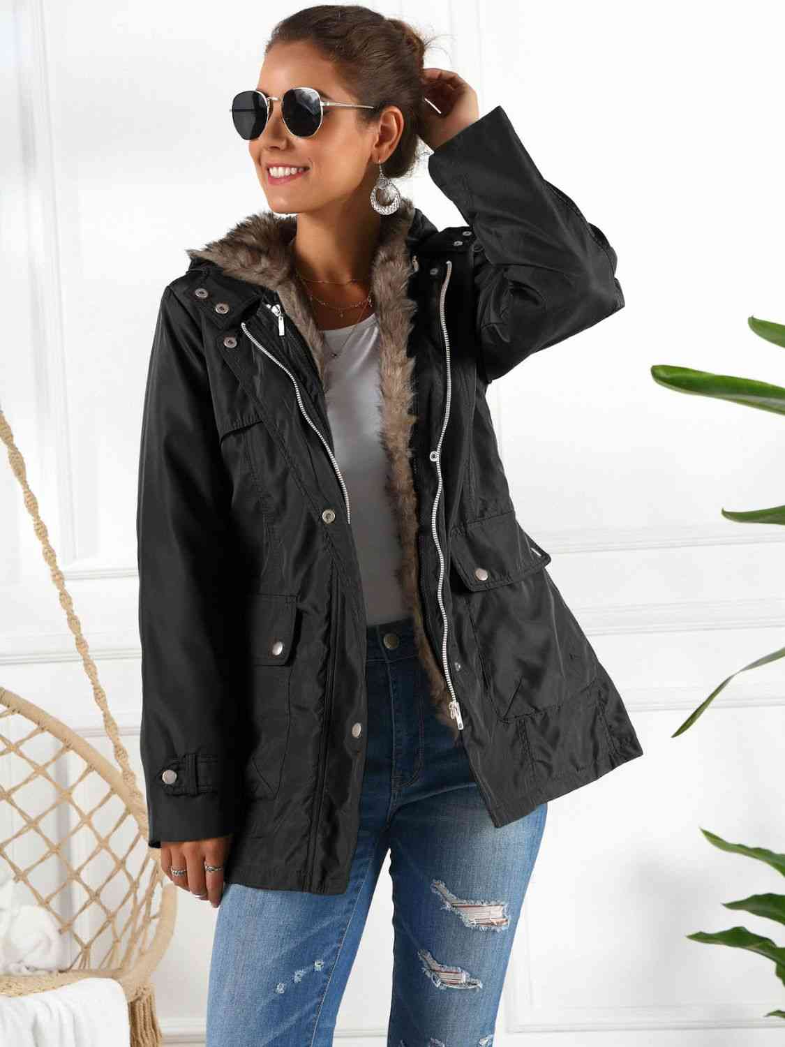 Full Size Hooded Jacket with Detachable Liner (Three-Way Wear) - AllIn Computer