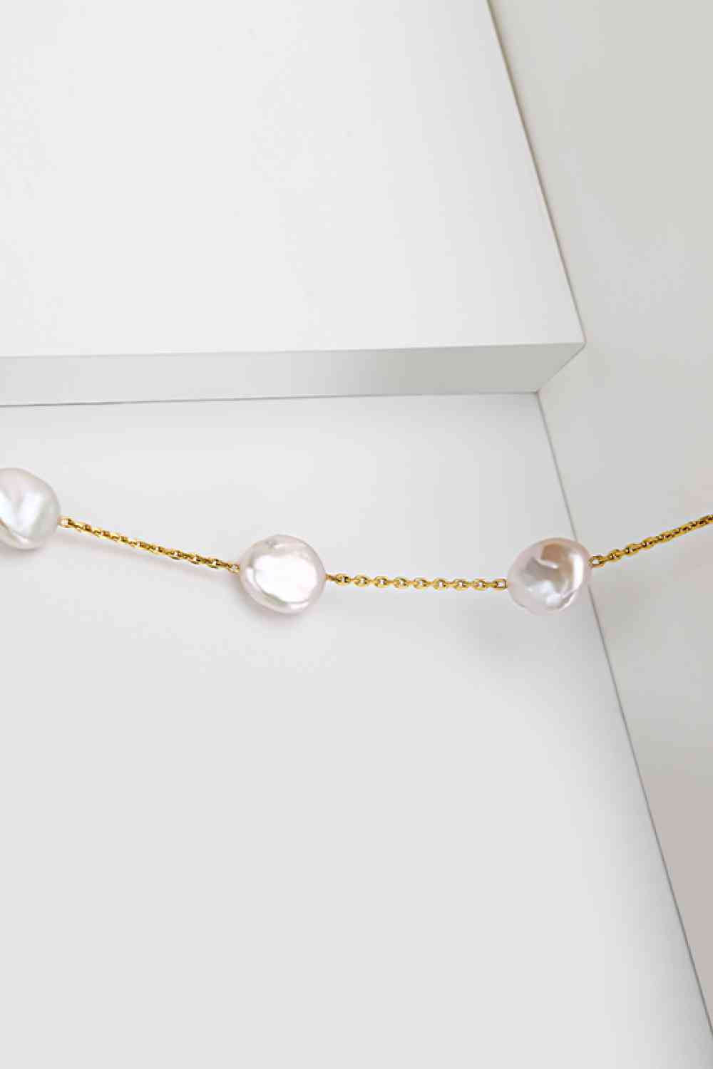 Freshwater Pearl Stainless Steel Necklace - AllIn Computer