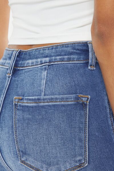 Kancan Ultra High Waist Gradient Flare Jeans - AllIn Computer