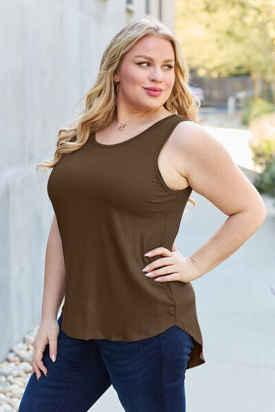 Basic Bae Full Size Round Neck Tank - AllIn Computer