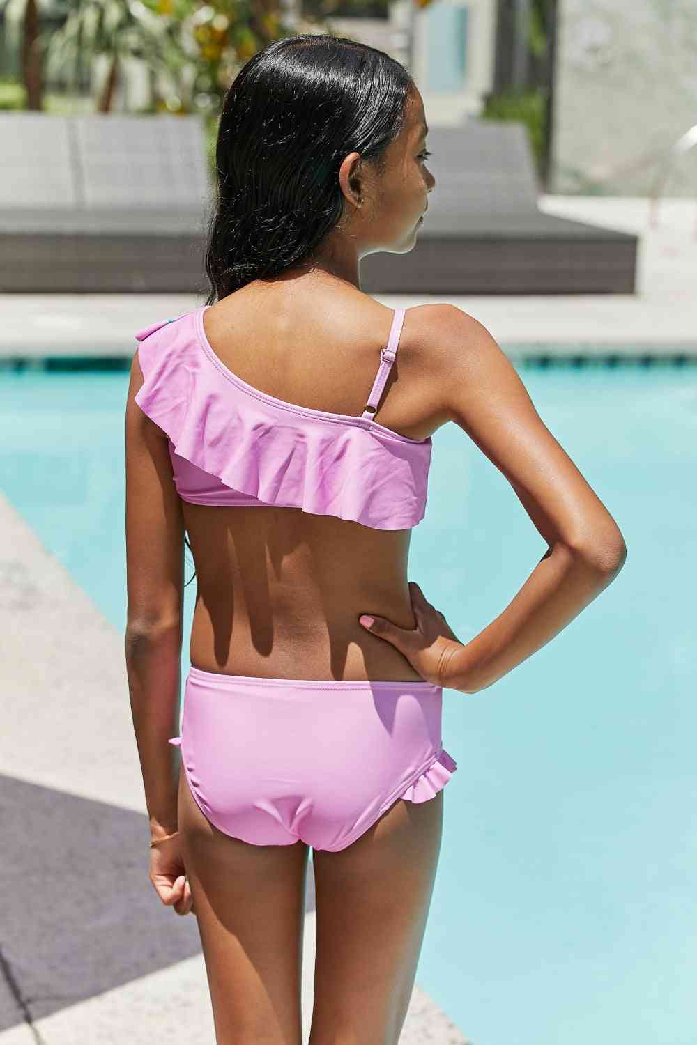 Marina West Swim Vacay Mode Two-Piece Swim Set in Carnation Pink - AllIn Computer