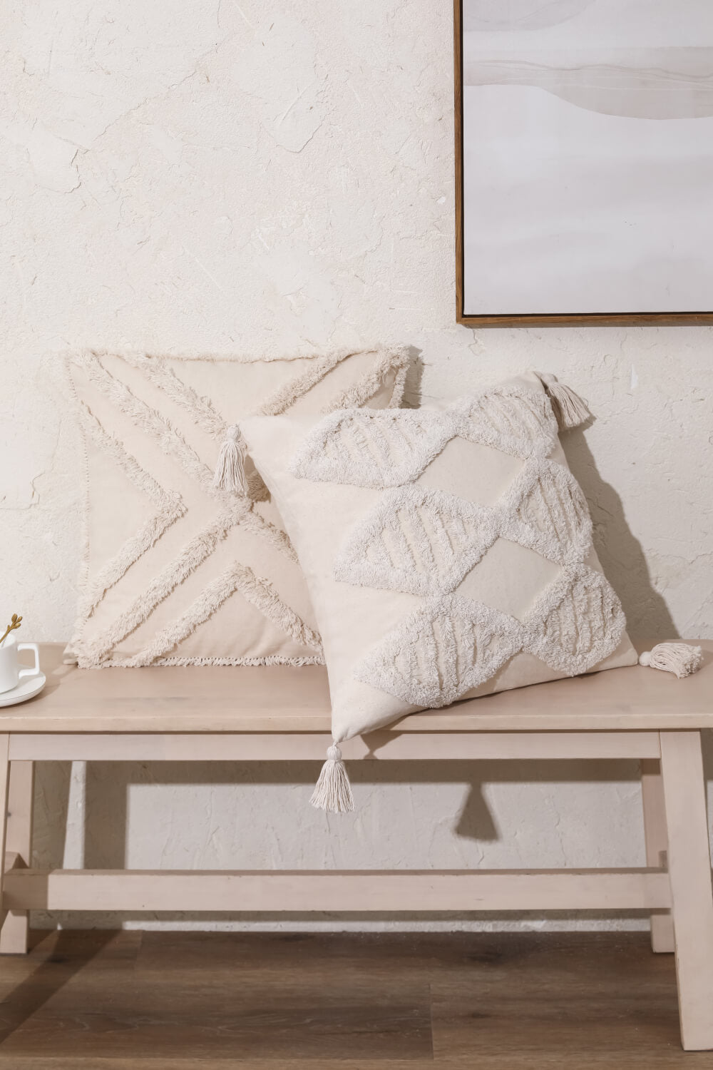 Fringe Decorative Throw Pillow Case - AllIn Computer