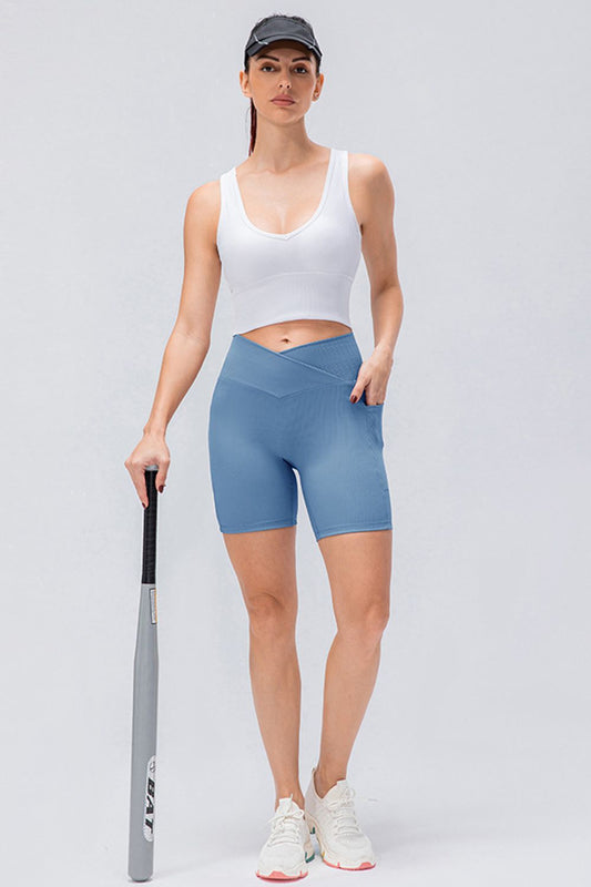 Slim Fit V-Waistband Sports Shorts - AllIn Computer
