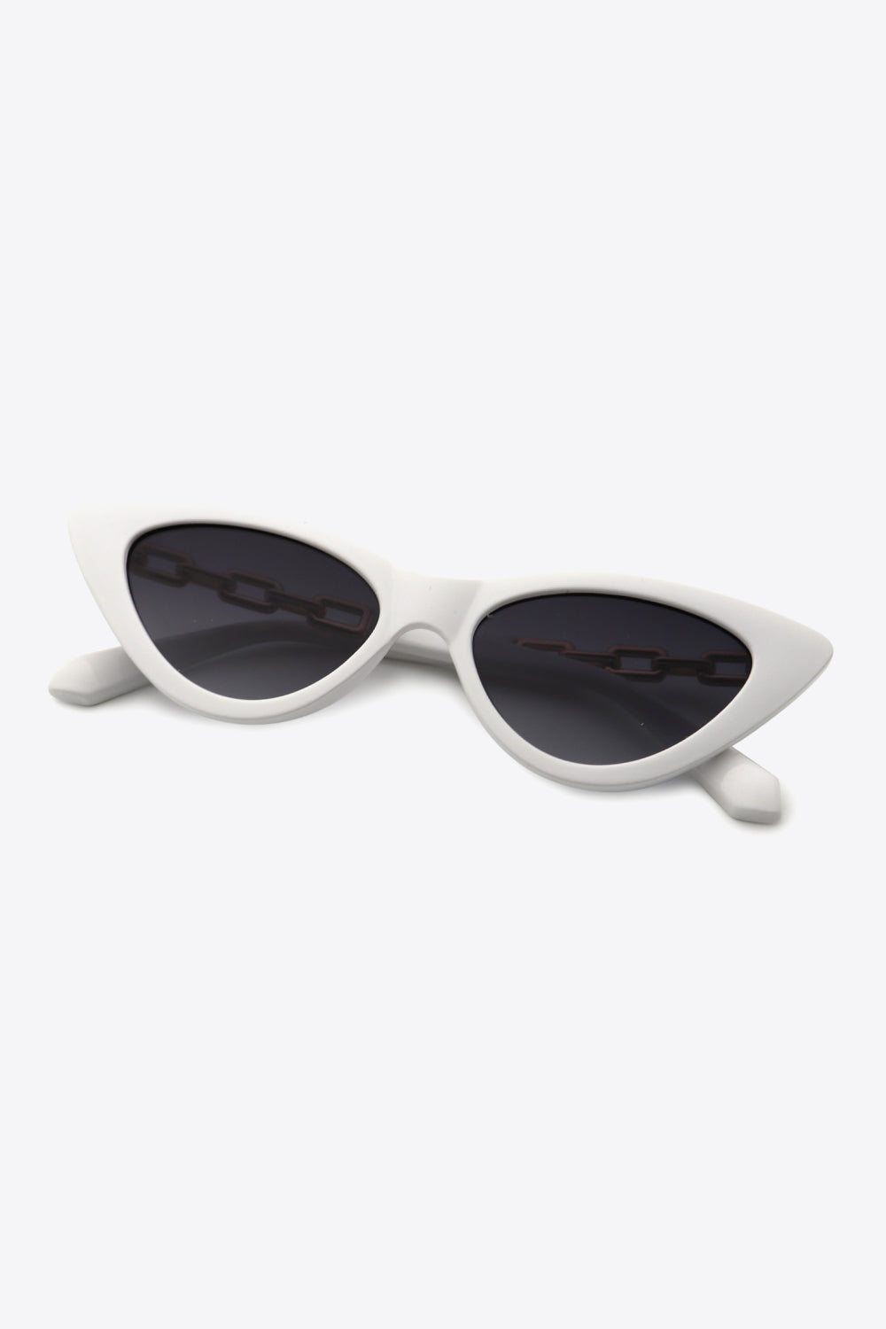 Chain Detail Cat-Eye Sunglasses - AllIn Computer