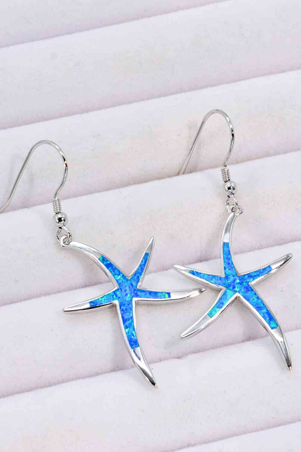 Opal Starfish Drop Earrings - AllIn Computer