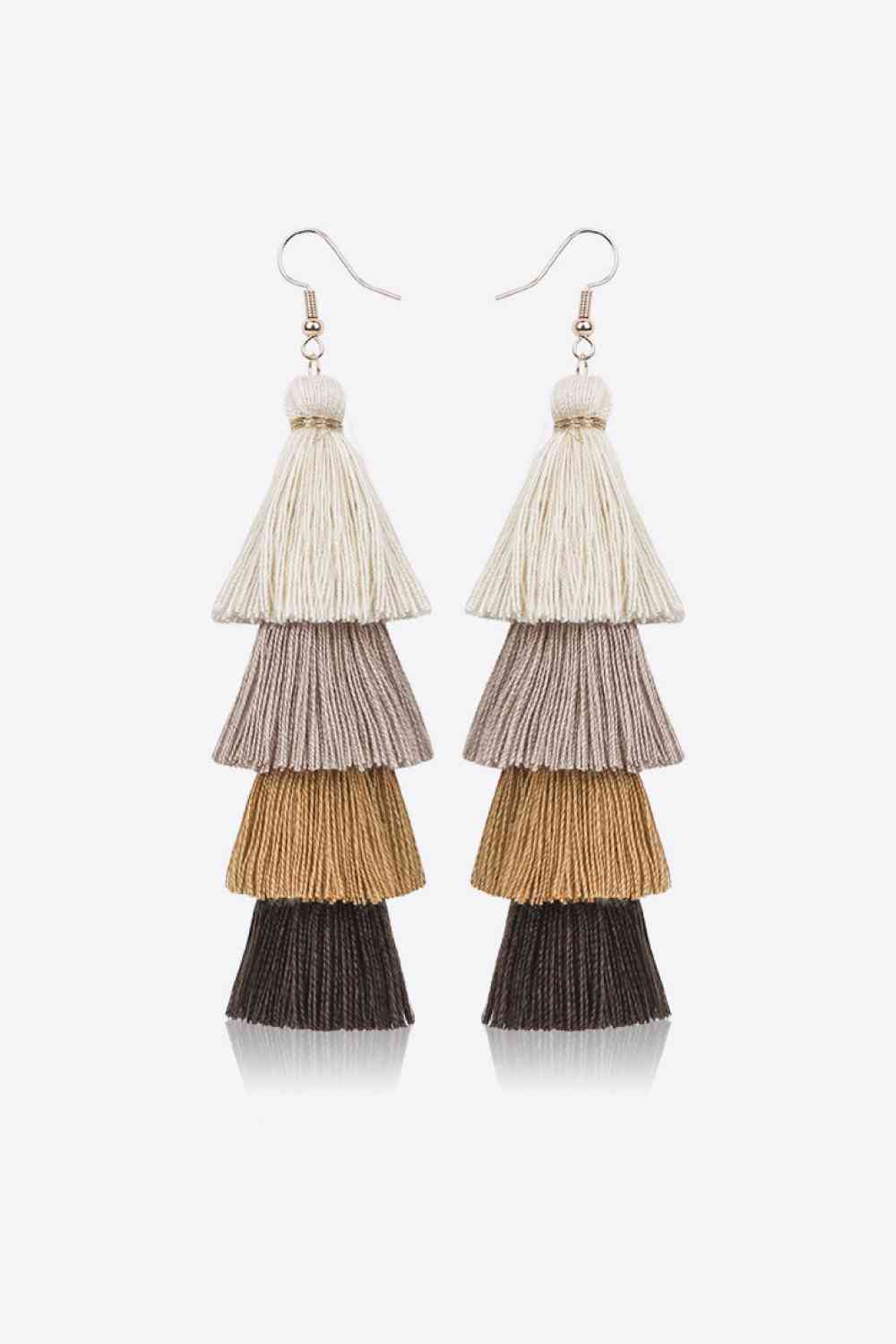 Layered Tassel Earrings - AllIn Computer