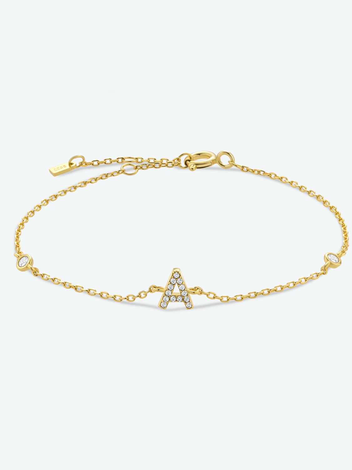A To F Zircon 925 Sterling Silver Bracelet - AllIn Computer