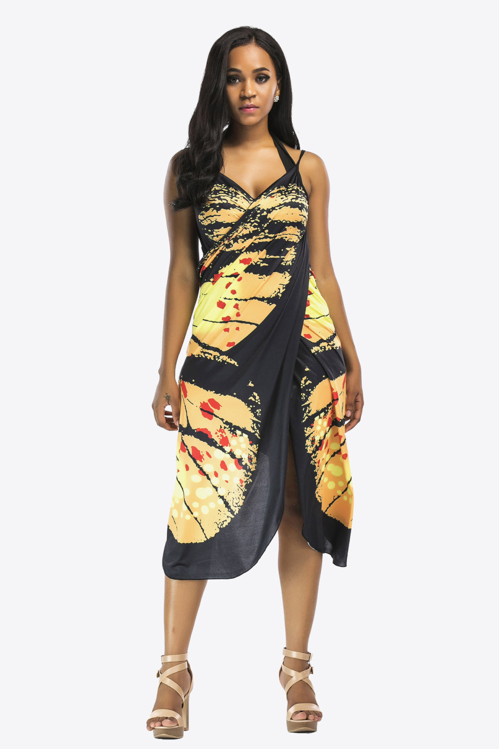 Butterfly Spaghetti Strap Cover Up - AllIn Computer