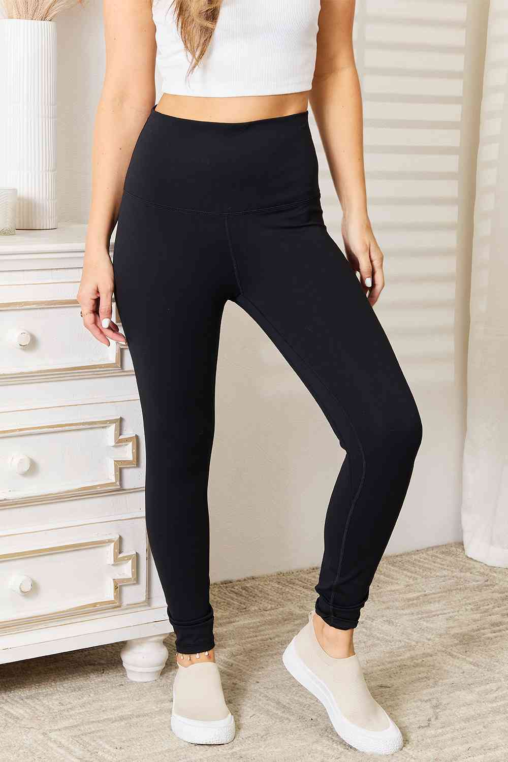 Basic Bae Ultra Soft High Waist Sports Leggings - AllIn Computer