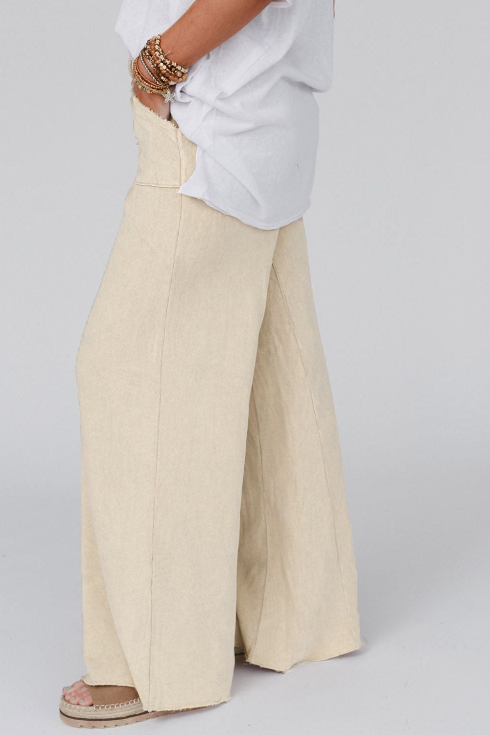 Wide Leg Pocketed Pants - AllIn Computer
