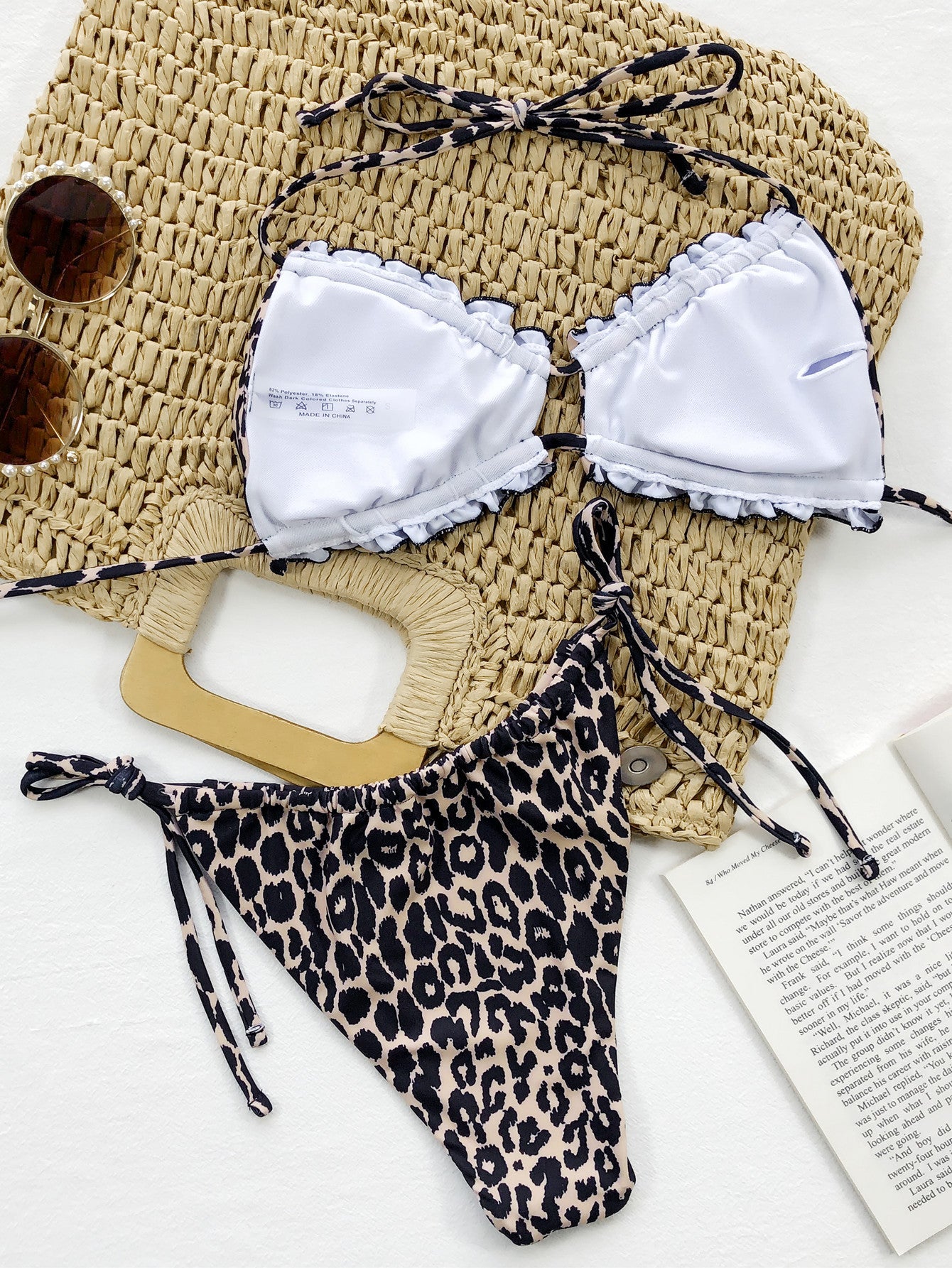 Frill Trill Halter Neck Bikini Set - AllIn Computer