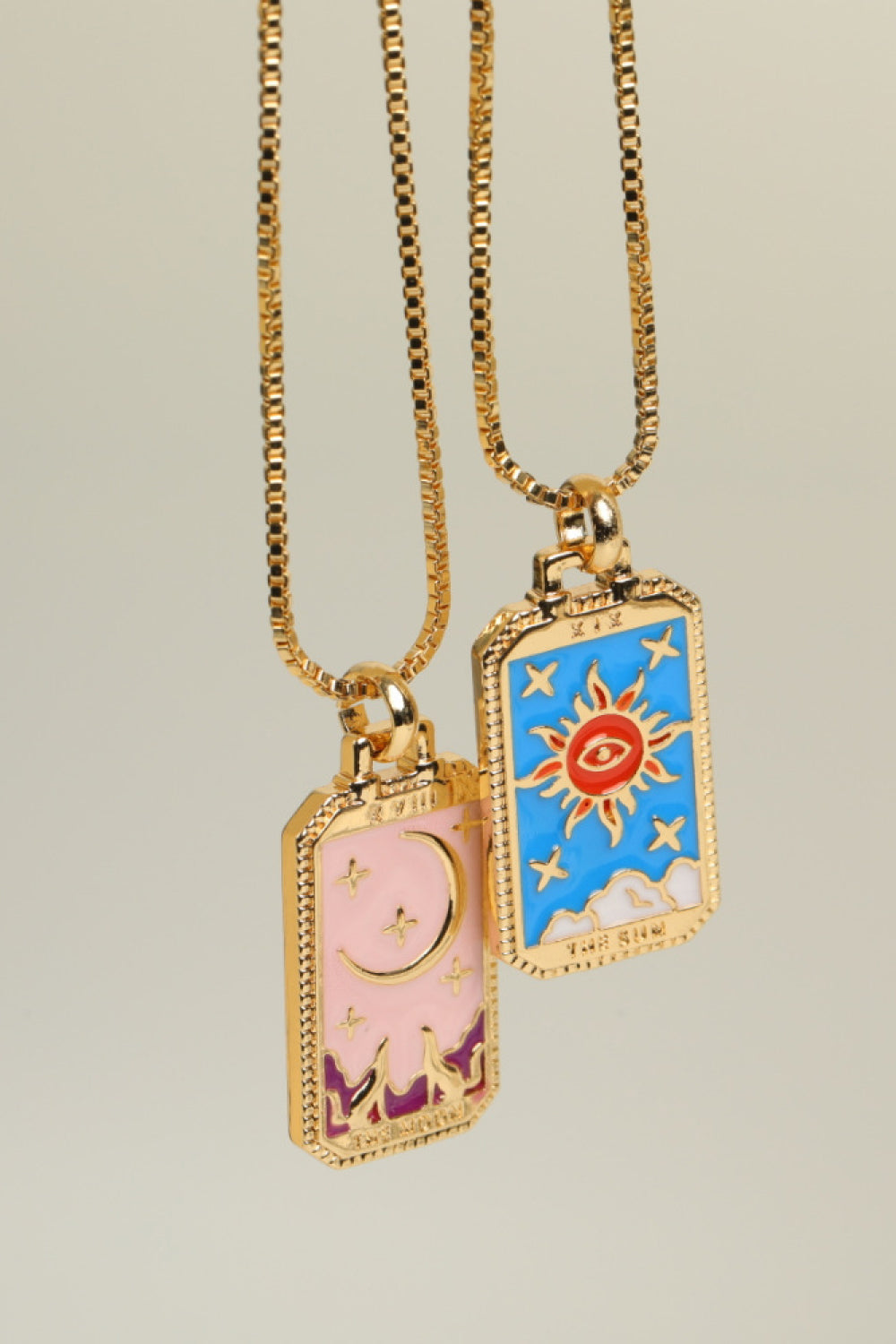 Tarot Card Pendant Copper Necklace - AllIn Computer