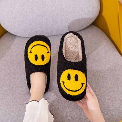 Melody Smiley Face Slippers - AllIn Computer