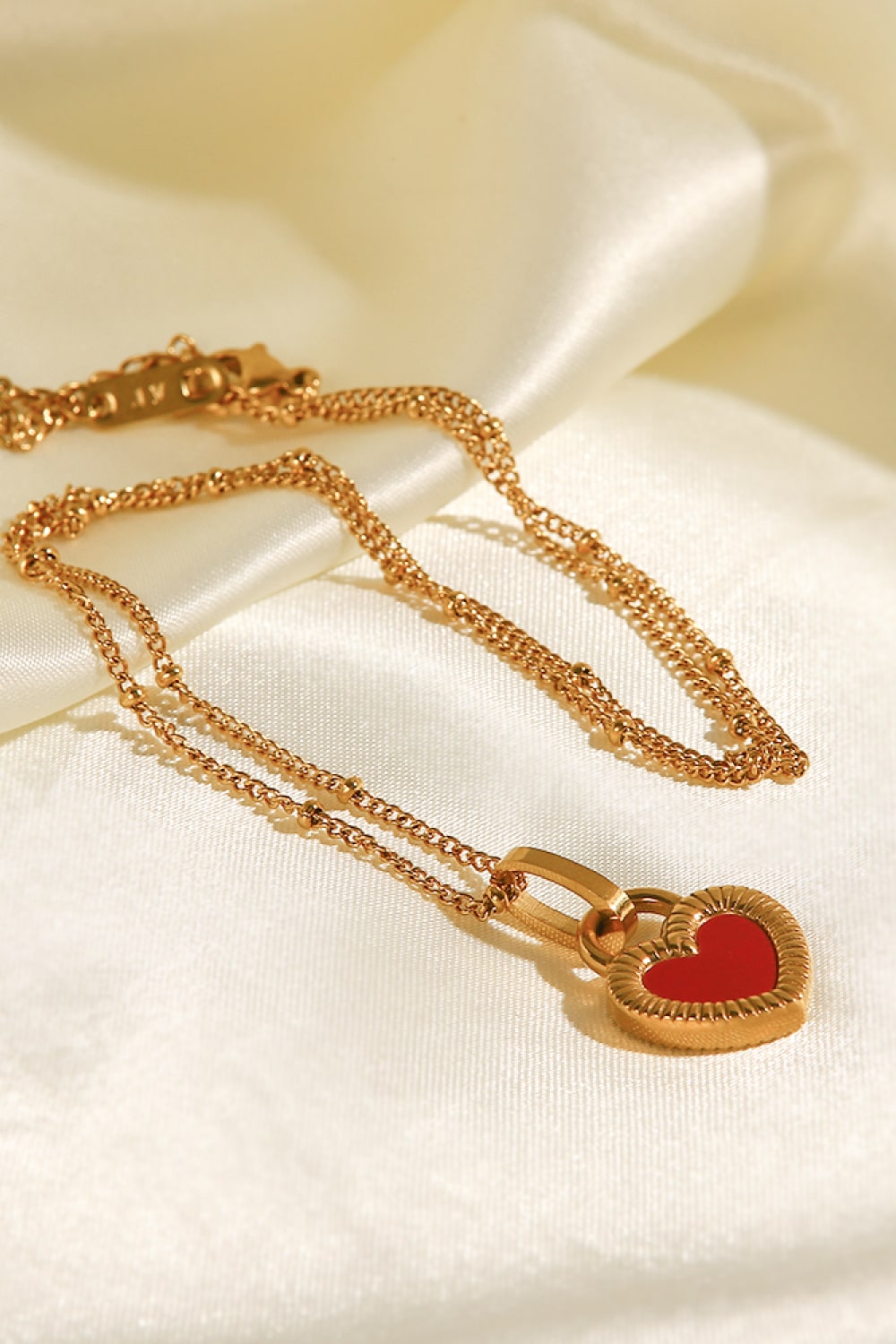 Stainless Steel Heart Pendant Necklace - AllIn Computer