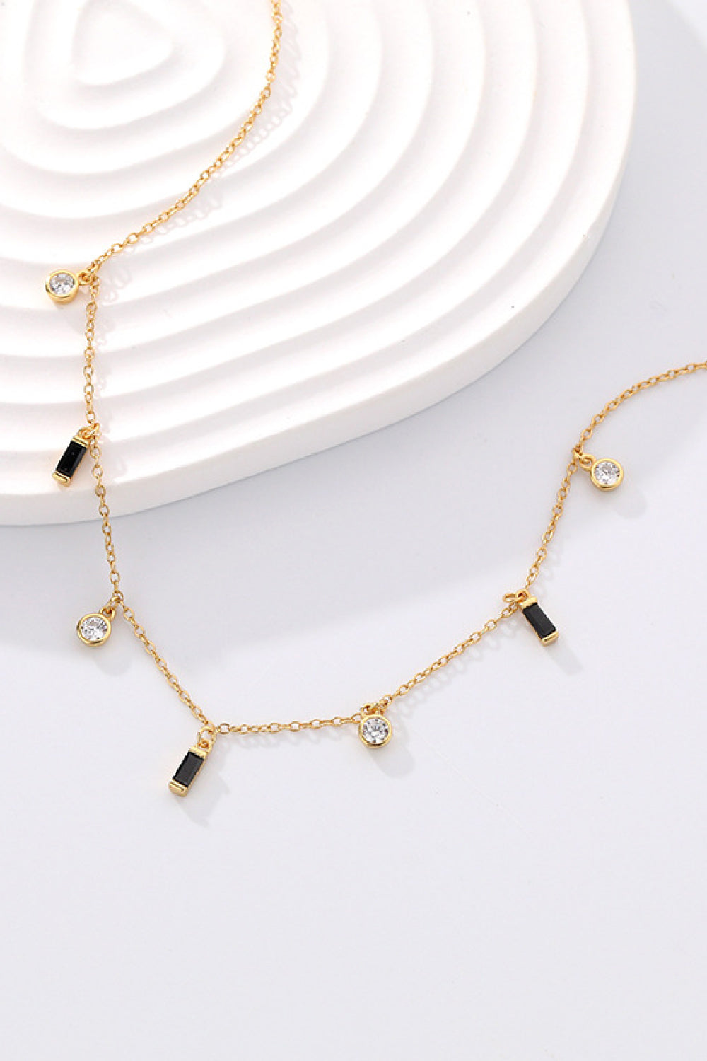 18K Gold Plated Multi-Charm Chain Necklace - AllIn Computer