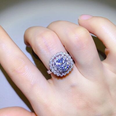2 Carat Moissanite 925 Sterling Silver Ring - AllIn Computer