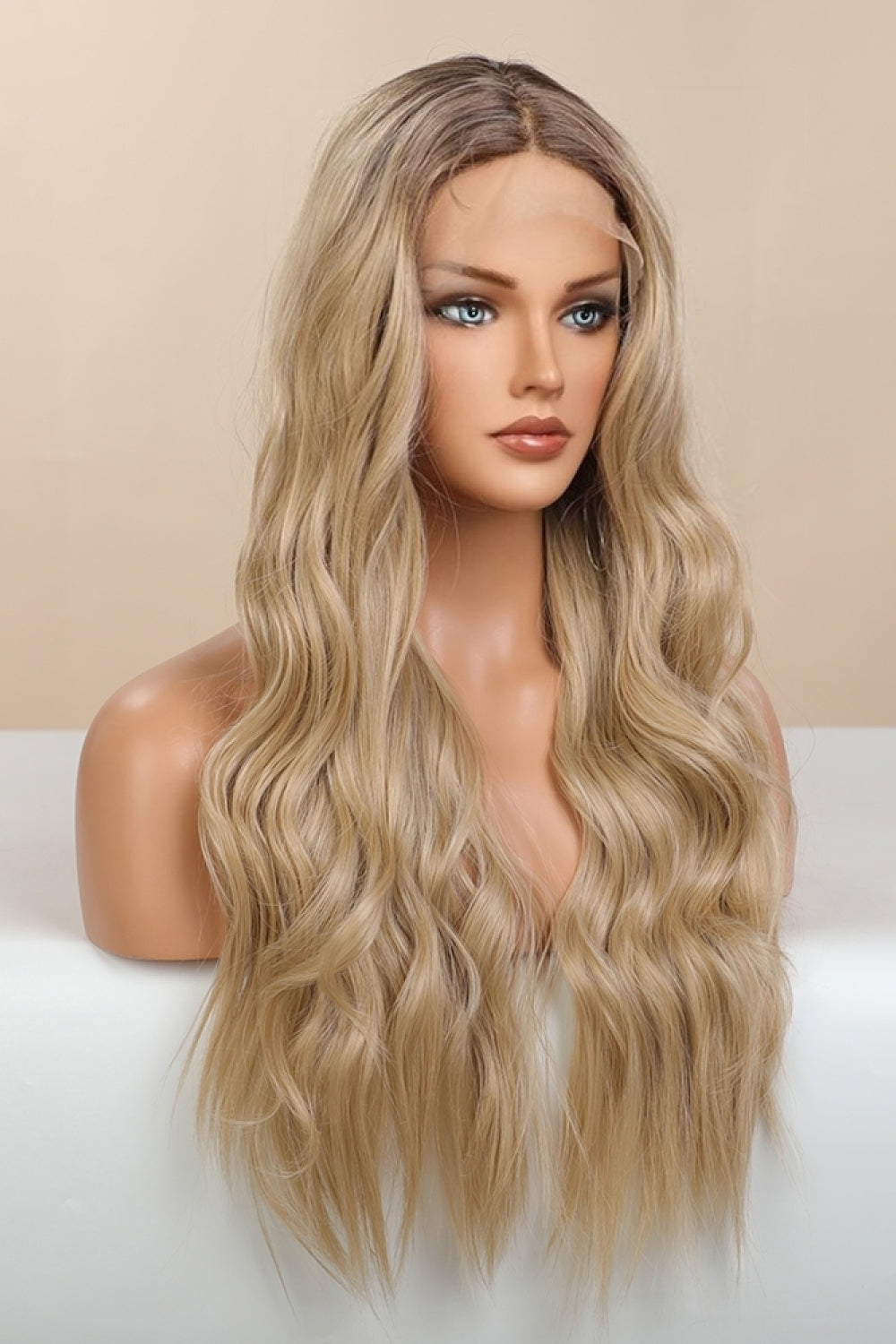 13*2" Lace Front Wigs Synthetic Long Wave 26'' 150% Density - AllIn Computer